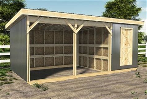 13++ Horse shelter plans simple info | smallhorsestabledesigns