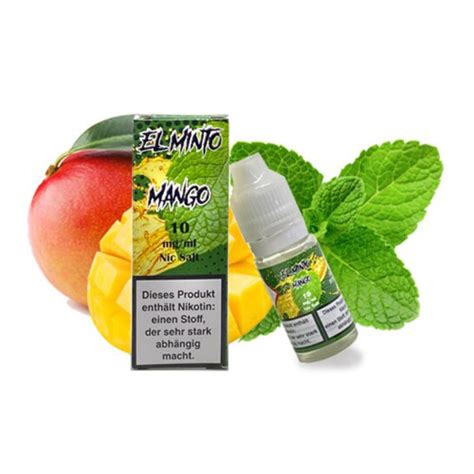 Mango Nicsalt Liquid By El Minto Ml Mg Jetzt Kaufen