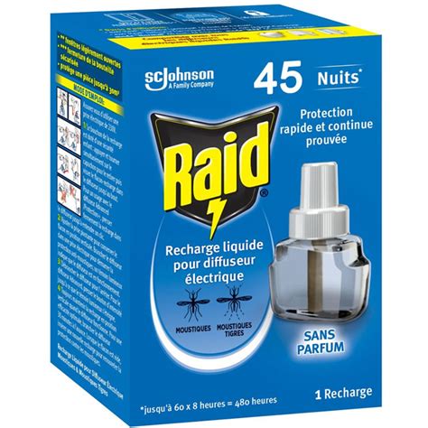 Raid Recharge Pour Diffuseur Lectrique Ml Chronodrive