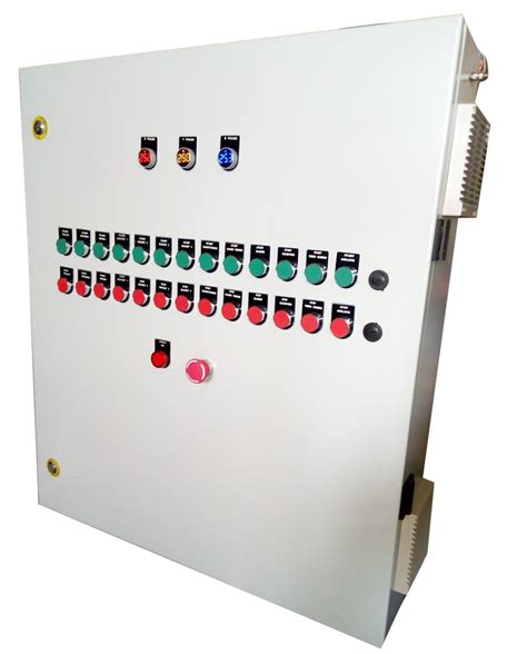 A V Three Phase Plc Control Panel For Electric Fitting At Rs