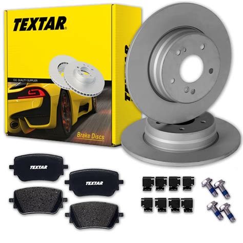 Textar Bremsscheiben Mm Bel Ge Hinten Passend F R Mercedes Cla