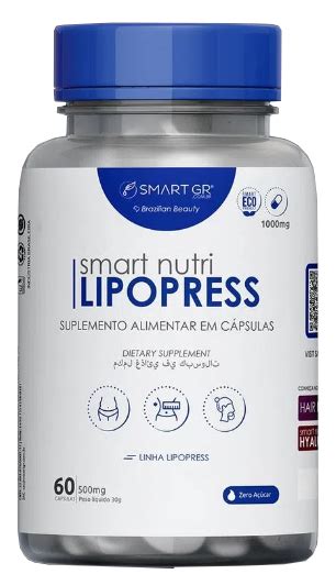 Smart Nutri Lipopress Suplemento Alimentar Em Capsulas