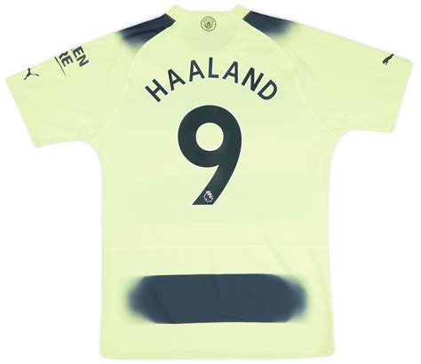 Manchester City Player Issue Third Shirt Haaland