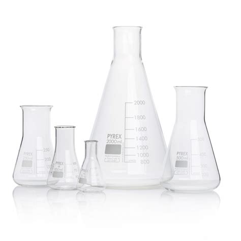 PYREX® Conical Flasks narrow neck in Pakistan for Rs. 1000.00 | Crucial Supplies