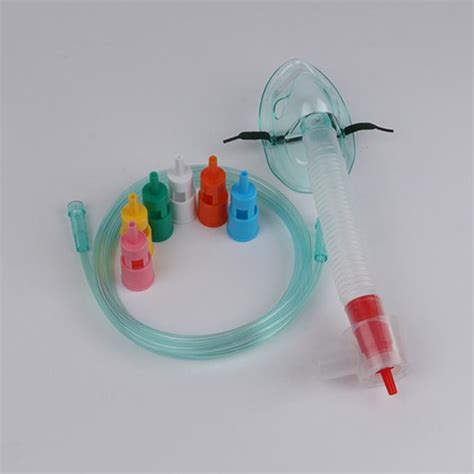 Pvc Adjustable Venturi Non Rebreather Oxygen Mask Multi Vent Mask