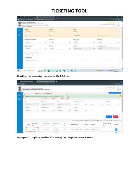 Ticketing tool | PDF