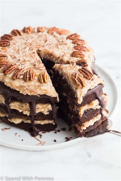 3 Layer German Chocolate Cake Recipe From Scratch