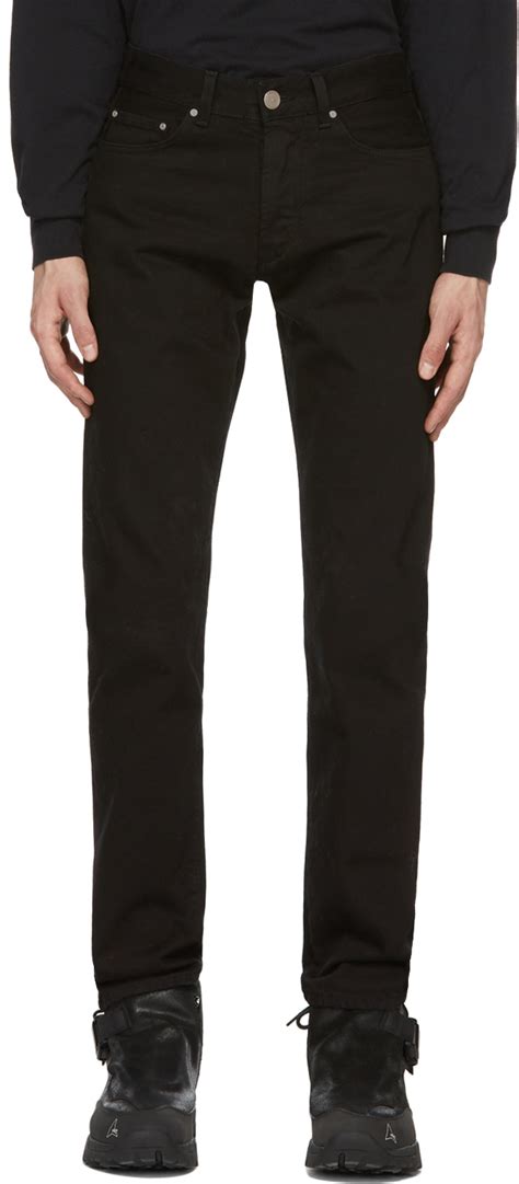 Black Tapered Jeans By Han Kjobenhavn On Sale