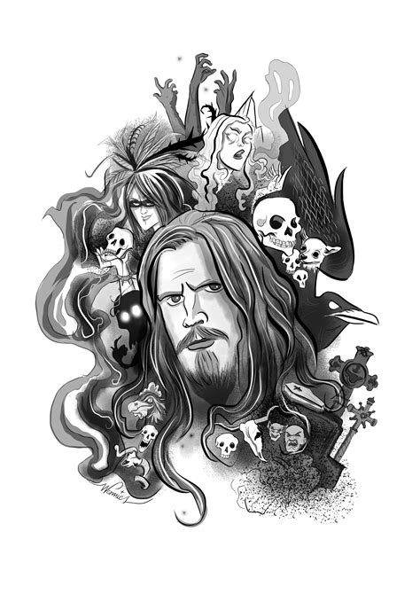 illustration for Rob Zombie interview... - WC Comics