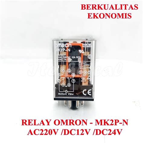 Jual Relay Rellay Omron Mk2p N Ac 220v Mk2p N Dc12v Mk2p N Dc24v 8