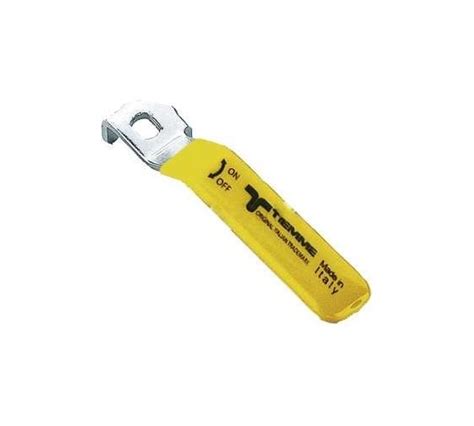 Плоская ручка для шарового крана Tiemme 3/4" (с пластиковым покрытием ...