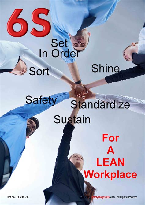 6s For Safety Poster Create A Lean Workplace Creative