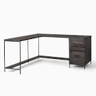 Industrial Modular L Shaped Desk File Cabinet West Elm