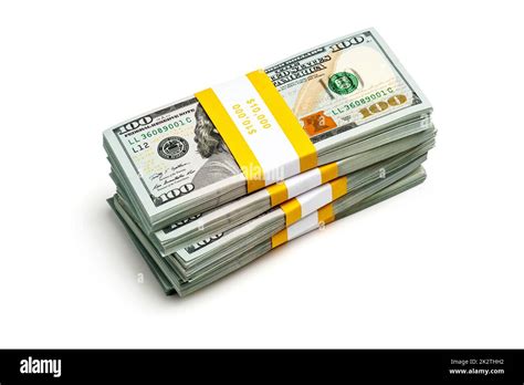 Bundles Of 100 US Dollars 2013 Edition Banknotes Stock Photo Alamy