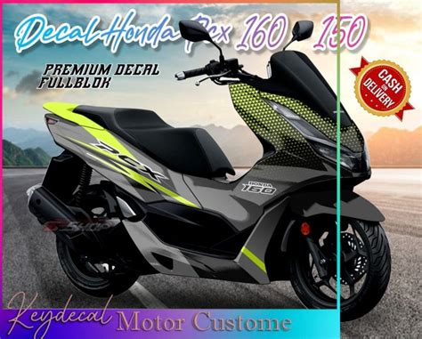 Striping Variasi Full Body Untuk Motor Honda All New Pcx Decal Pcx