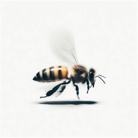 Premium Ai Image A Wasp On White Background