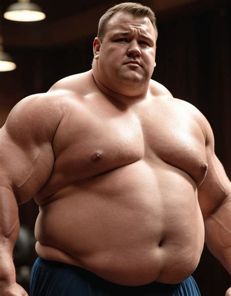 Chubby Bodybuilder With Hyper Realistic Details Stable Diffusion Online