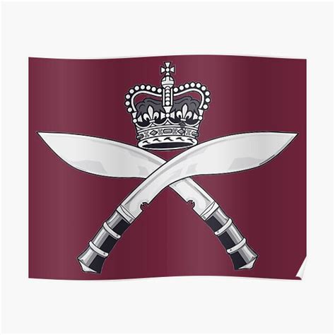 Royal Gurkha Rifles British Army Poster By Wordwidesymbols Redbubble