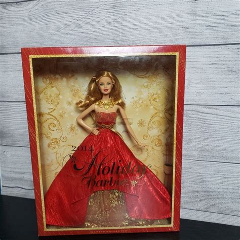 Mattel Toys Nib Mattel Holiday Collector Barbie Caucasian Blonde