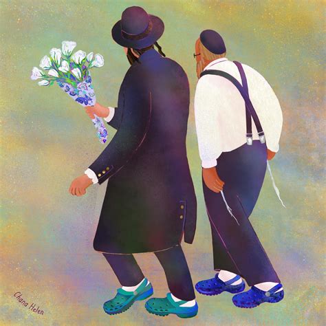 Hasidic Paintinghasidic Artjewish Men Arthasidic Artjewish Men