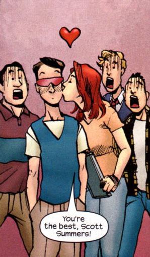 Jean Kisses Scott Scott Summers And Jean Grey Photo 37862173 Fanpop