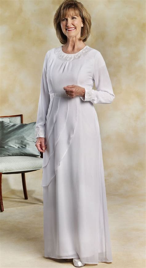 Lds Temple Dresses And Sets White Elegance Temple Dress Lds Temple