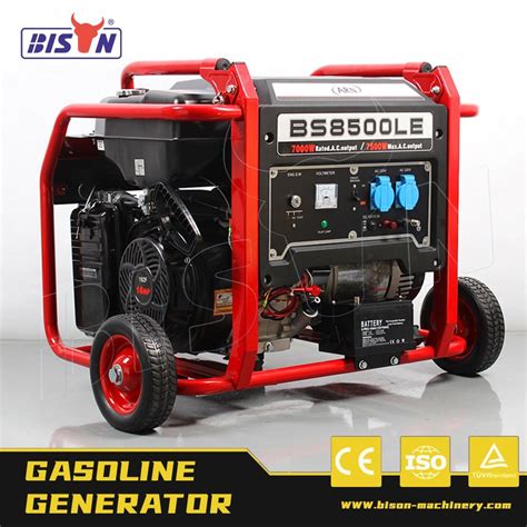 Bison 7 5 KVA 8 Kw 8500W Gasoline Generators 380V 3phase Petrol