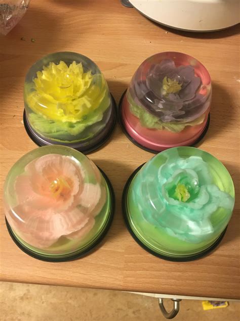 Week 32 Gelatine Jello Flowers R 52weeksofbaking