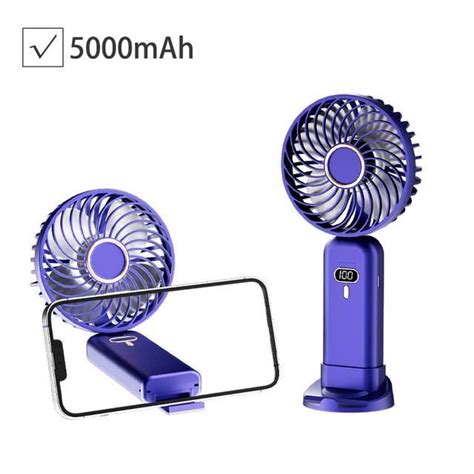 Ventilateur De Cou Mah Purple Ventilateur Portable Aste Avec Cran