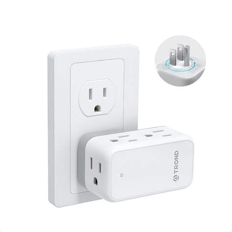 TROND Multi Plug Outlet Extender, 6 AC Outlet Splitter with 360 ...