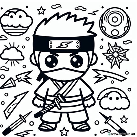 Coloriage De Ninja Naruto T L Charger Ou Imprimer Gratuitement