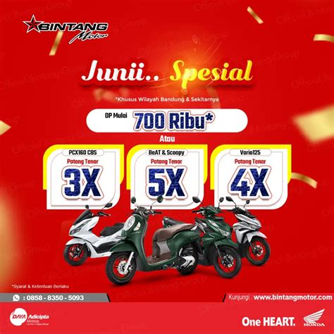 Review Promo Honda Bintang Motor Bulan Juni Honda Bintang Motor