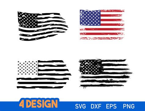 Distressed American Flag Svg Cricut