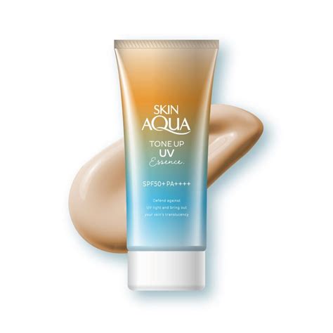 Rohto Mentholatum Skin Aqua Tone Up Uv Essence Spf 50 Pa 80g