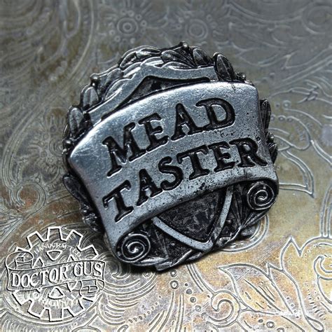 Mead Taster Badge Rpg Character Class Pin Handcrafted Etsy