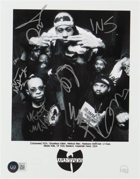 Wu Tang Clan X Photo Signed By With Method Man Raekwon