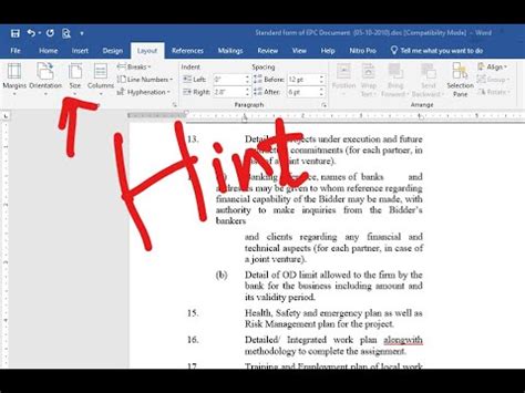 How To Change Default Page Size In MS Word YouTube