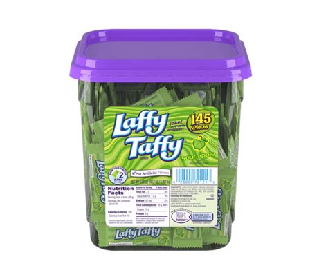 Laffy Taffy Sour Apple Minis 145 Pieces Tub Simway Sweets