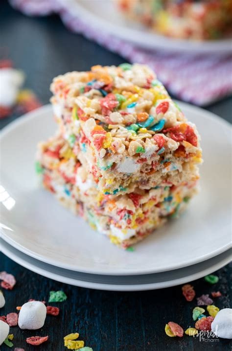 Fruity Pebble Rice Krispie Treats