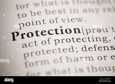 Fake Dictionary, Dictionary definition of the word Protection Stock ...