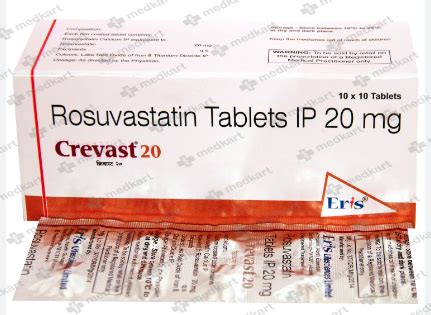 CREVAST 20MG TABLET 10 S Price Composition Generic Alternatives