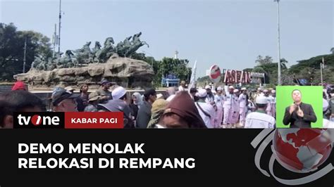 Massa Gelar Aksi Unjuk Rasa Tolak Relokasi Warga Di Rempang Kabar