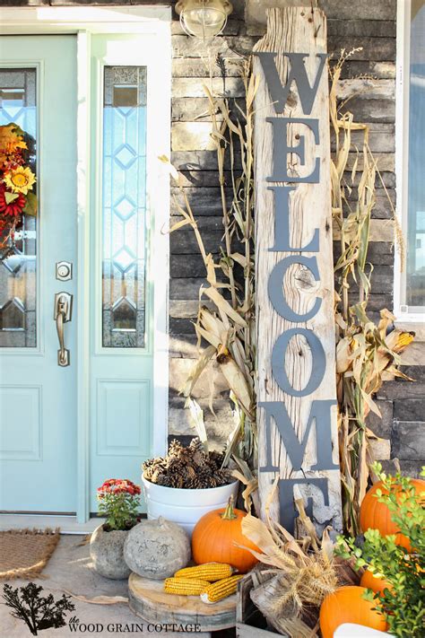 HUGE Front Porch Welcome Sign - The Wood Grain Cottage