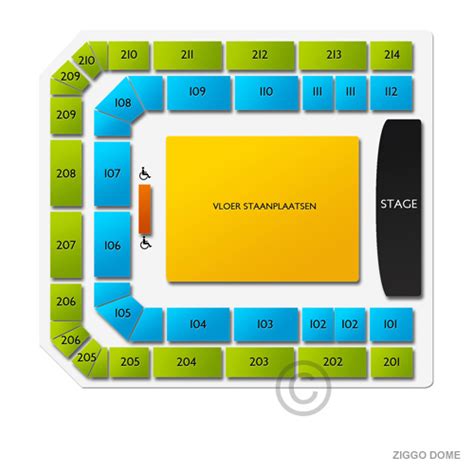 Ziggo Dome Seating Chart Vivid Seats