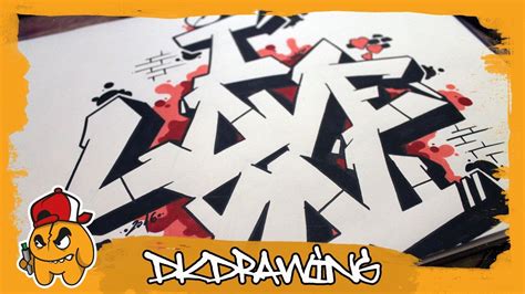 How To Draw Graffiti Letters I Love You Step By Step Youtube