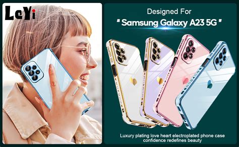 Leyi For Galaxy A23 5g Case Samsung Galaxy A23 5g Case With Screen Protector 2 Pcs