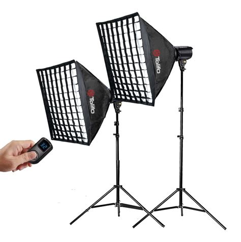 Tolifo Kw M Kit Bucati Led K W Cu Softbox X Cm Si Stative