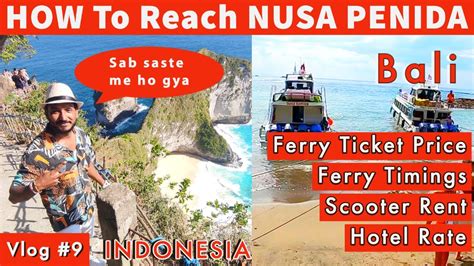 Sanur To Nusa Penida Fast Boat Nusa Penida Travel Guide Indian In