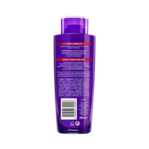 L Oreal Elvive Colour Protect Purple Shampoo Ml