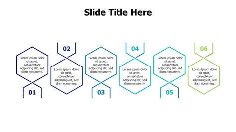 5 Pieces Hexagons Puzzles 47 Inforgraphics Slides